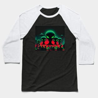 Alien Invasion Vol. 3 Baseball T-Shirt